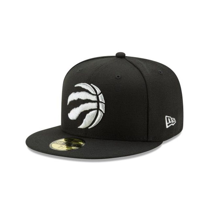 NBA Toronto Raptors Team Color 59Fifty Fitted (UWS4352) - Black New Era Caps